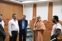 HH Swamiji touring the IIM Jammu Campus